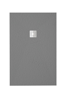 Душевой поддон из искусственного камня Zenon Slate 4000.000.000.000.19488 120х90 серый